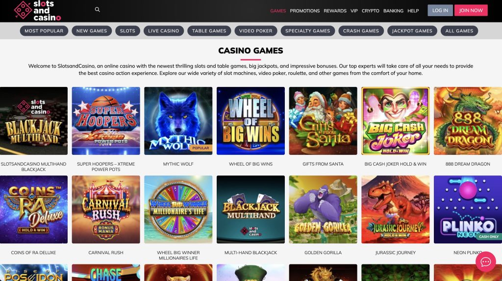 SlotsAndCasino Cash App Casino